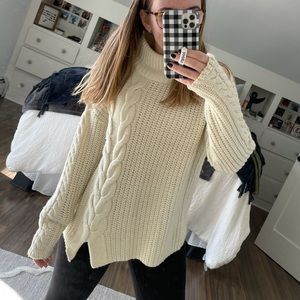 Cream winter sweater